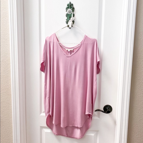 Anthropologie Tops - Anthropologie Pure + Good Oversized Lilac Tunic Size XS